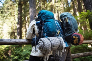 Reisen Backpackers nur mit einem Rucksack?